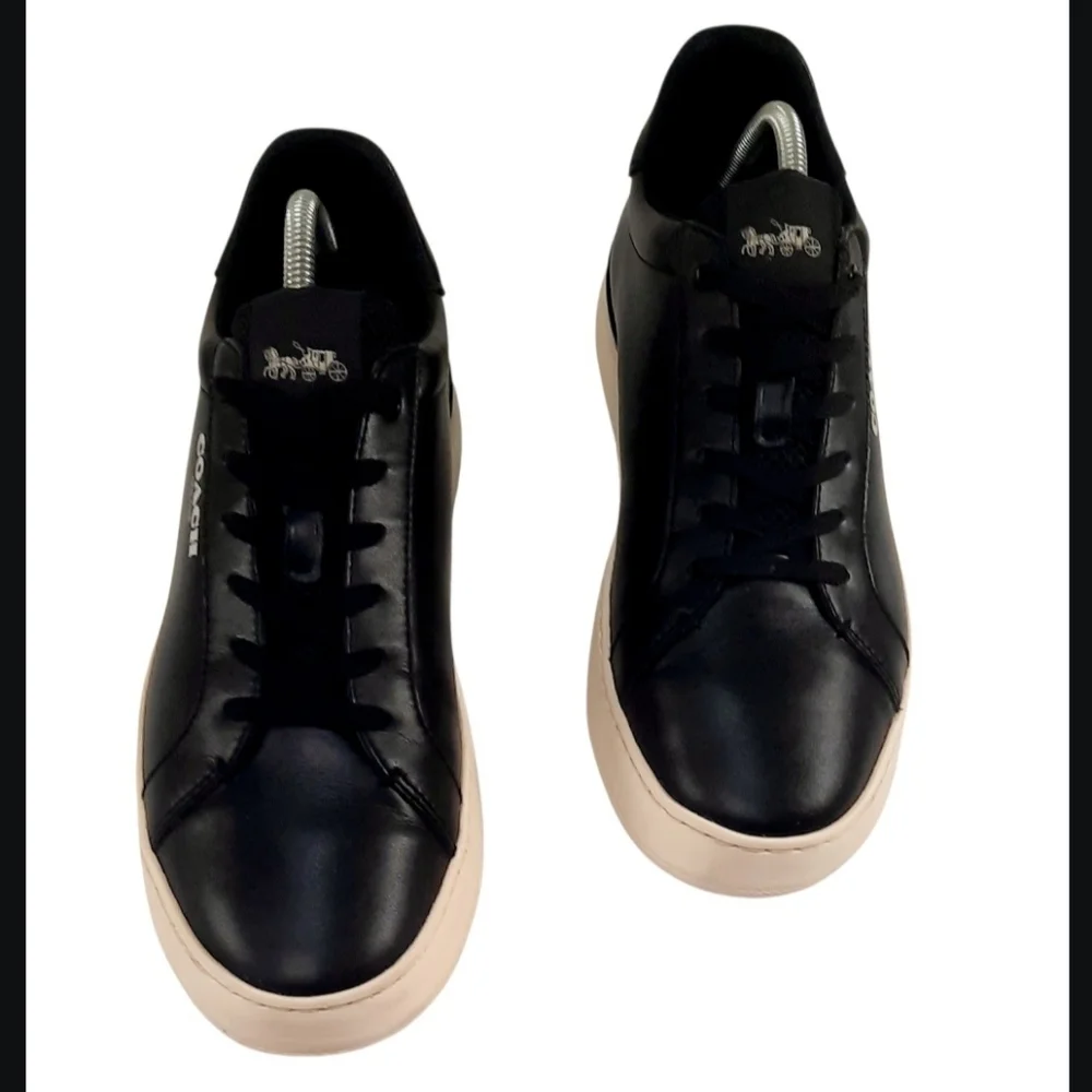 Coach Clip Low Top Fashion Sneaker Men Size 9.5 D Black